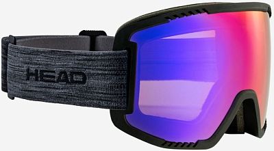 Превью Горнолыжная маска для переменной облачности Маска горнолыжная HEAD Contex Pro 5K Kore Antracite/Red (392611)